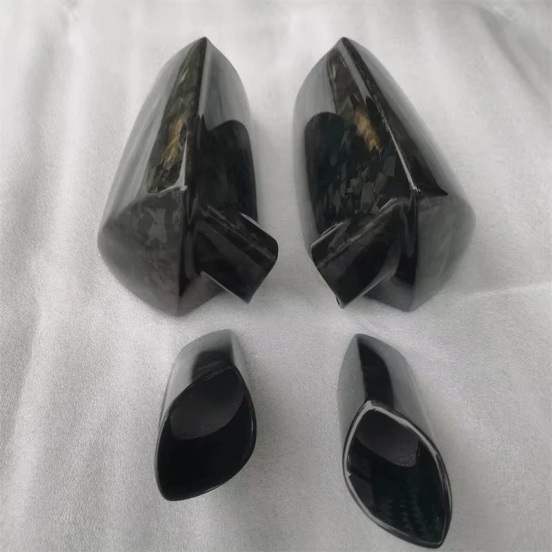 LP700 LP720 LP750 OEM Style Dry Carbon Fiber Forged Pattern Car Side Exterior Rearview Mirror Cover Replacement Parts